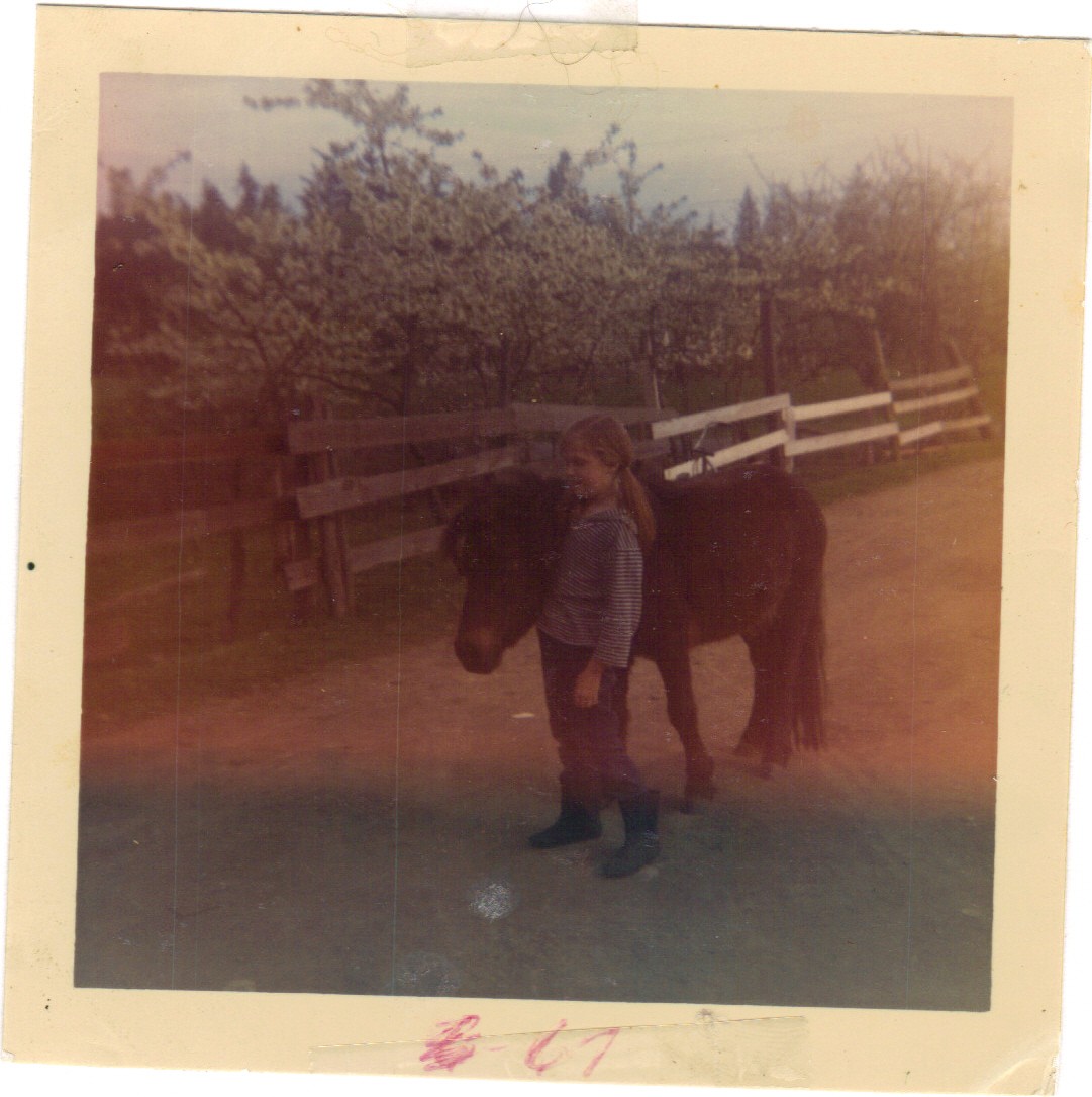 My first horse - ok, she was a pony- back in the day!